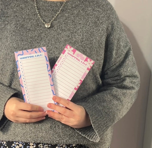 Squiggles and Flowers Shopping List Bundle